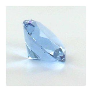 Mother's Day Special Large Blue Sapphire Glass Diamond Shaped Paperweight  Other Products  