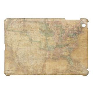 1839 David H. Burr Wall Map of the United States Cover For The iPad Mini
