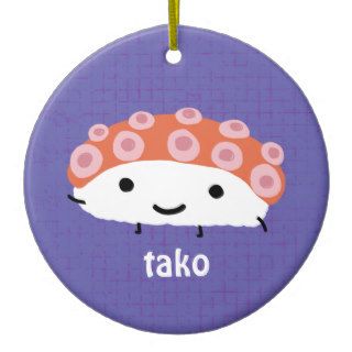 Octopus Sushi (tako) Ornament