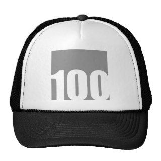 Square No. 100 Graphic Trucker Hats
