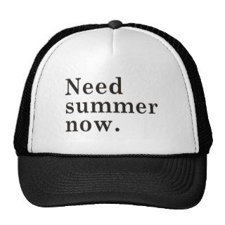 Need summer now mesh hat