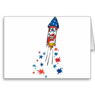 4th July Rocket Cards