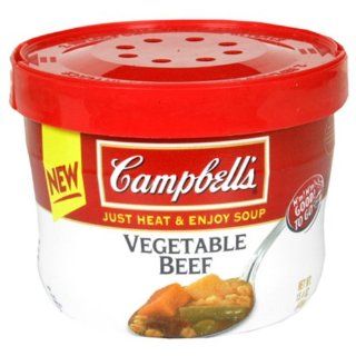 Campbell's Ready to Serve Vegetable Beef Soup, 15.4 Ounce (Pack of 8)  Packaged Beef Soups  Grocery & Gourmet Food