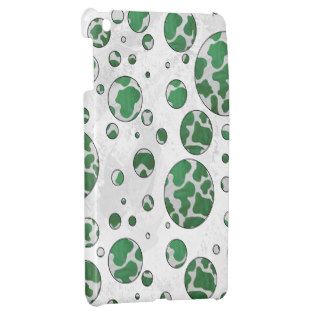 Cow Green and White Print iPad Mini Cases