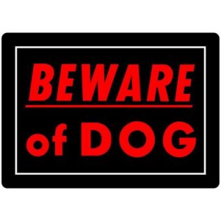 The Hillman Group 10 in. x 14 in. Beware of Dog Sign 840143