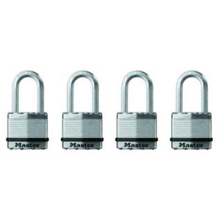 Master Lock Magnum 1 3/4 in. Laminated Steel Padlock with 1 1/2 in. Shackle (4 Pack) M1XQLFCCSEN