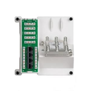 Leviton Structured Media 1x4 Combo Bridged Phone and Data Board with 6 way Video Splitter 109 47603 DP6