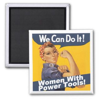 Women With Power Tools Magnet