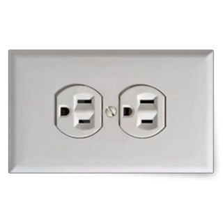 Emergency Electrical Outlet Sticker