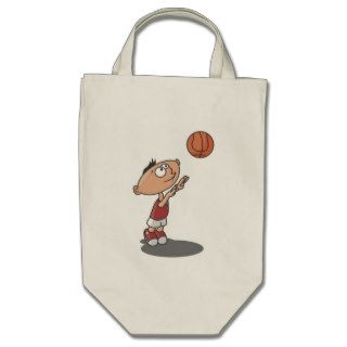 Cartoon Boy Basketball Player T shirts and Gifts Tote Bag