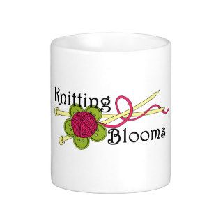 Knitting Blooms Mug