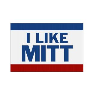 I Like Mitt Lawn Signs