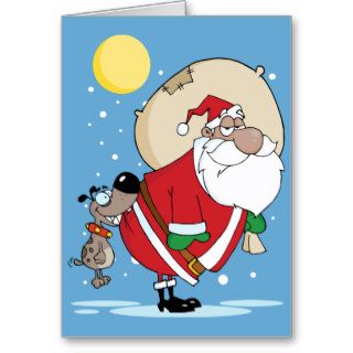 Funny Santa Christmas Cards
