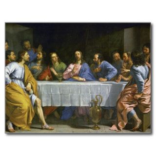 The Last Supper by Philippe de Champaigne Post Card