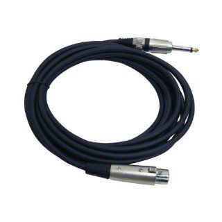 Pyle Pro Ppmjl15 Xlr Microphone Cable 15 Ft (.25 Male To Xlr Female)