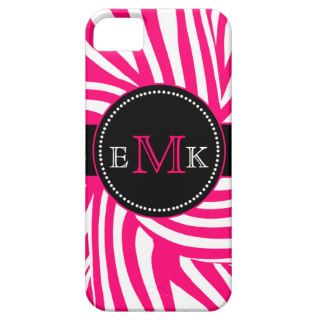 Hot Pink Zebra Print iPhone 5 Case Mate