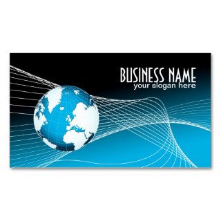 Global information technology business card templates