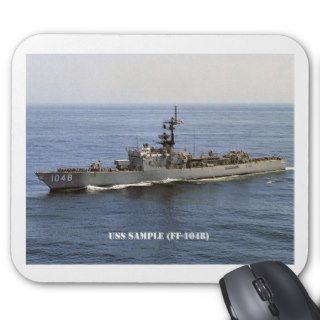 USS SAMPLE (FF 1048) MOUSE MAT