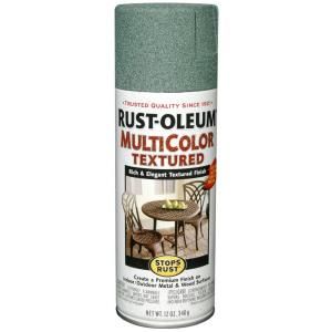 Rust Oleum Stops Rust 12 oz. Multi Colored Textured Sea Green Protective Enamel Spray Paint (6 Pack) 239119