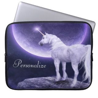 Unicorn & Moon Purple Fantasy Laptop Sleeve