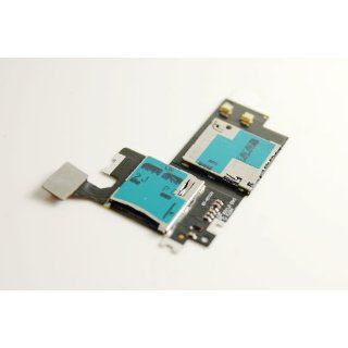 Samsung Galaxy Note II 2 N7100 Micro SIM & SD Card Holder / Reader Flex Assembly Cell Phones & Accessories