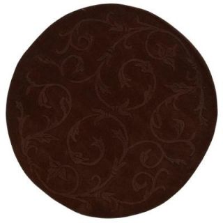 Home Decorators Collection Olympia Brown 5 ft. 9 in. Round Area Rug 8791525820