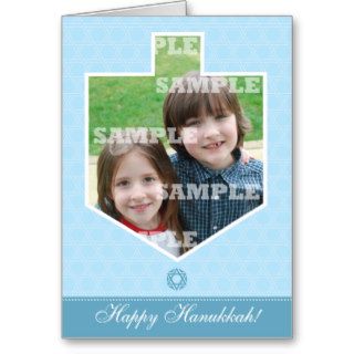 Hanukkah Dreidel Framed Greeting Card
