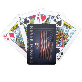 Never Forget 9/11 Playing Cards