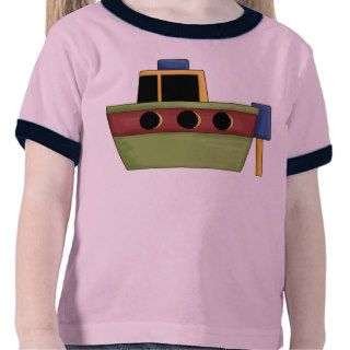 Cute Little Tug Boat T shirt