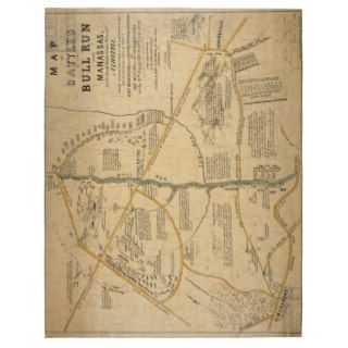 ORIGINAL First Battle of Bull Run Civil War Map Puzzles