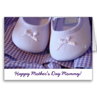 Happy Mother's Day Mommy cards Baby Shoes Love