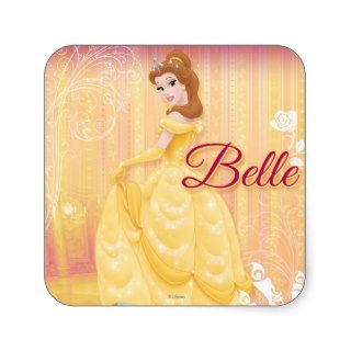 Belle Princess Square Sticker
