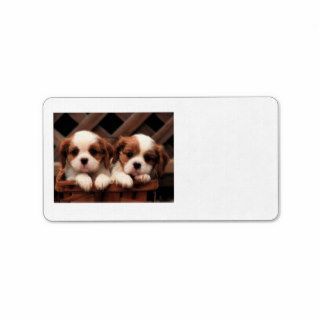 Puppy Pictures Address Label