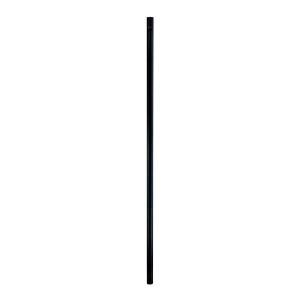 Acclaim Lighting Commercial Grade Direct Burial Post Collection Black 8 ft. Smooth Extruded Aluminum Lamp Post with Photo Sensor 3588 320BK