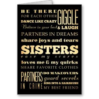 Inspirational Art   Sisters Greeting Card