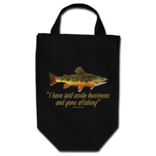 Izaak Walton Fishing Quote Bag