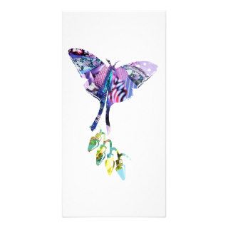 HOLIDAY BUTTERFLY with lights Photo Cards