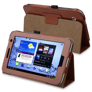 BasAcc Brown Leather Case for SAM GLX Tab2 P3100/ P3110/ P3113/ 7.0 BasAcc Tablet PC Accessories