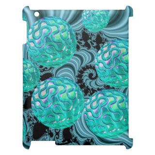 Teal New Beginnings, Abstract Fractal Journey Cover For The iPad