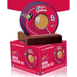 Steiner Sports St. Louis Cardinals Coasters w/ Game Used Dirt (Set of 4) Steiner Baseball