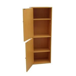 4 Tier Adjustable Book Shelf with Door JW 194