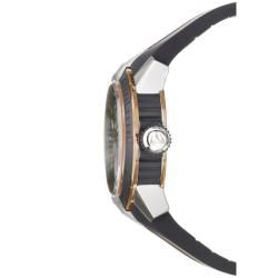 TechnoMarine Men's 'UF6' Stainless and Rose Gold Quartz Rubber Watch Technomarine Men's TechnoMarine Watches