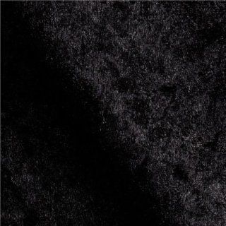 (EconoCuts) Stretch Panne Velvet Black 60 Inch Wide By One and a Half Yards (F.E.)  Other Products  