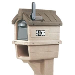 Step2 MailMaster Timberline Plus 52 5/8 in. Plastic Mailbox 543600