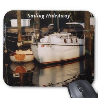 Classic Sailboat with Dink Mouse Pad