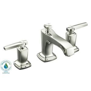 KOHLER Margaux 8 in. Widespread 2 Handle Low Arc Bathroom Faucet in Vibrant Polished Nickel K 16232 4 SN