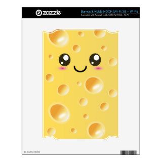 Cute Kawaii Happy Cheese Skins For The NOOK