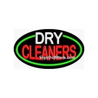 Dry Cleaners Neon Sign   Flashing Design    