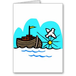 Noah's ark Christian artwork_1 Greeting Cards