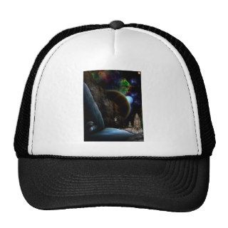 Exploration Of Space Fractal Art Mesh Hat